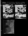 Women at tea; Drowned man found (3 Negatives (November 29, 1959) [Sleeve 62, Folder c, Box 19]